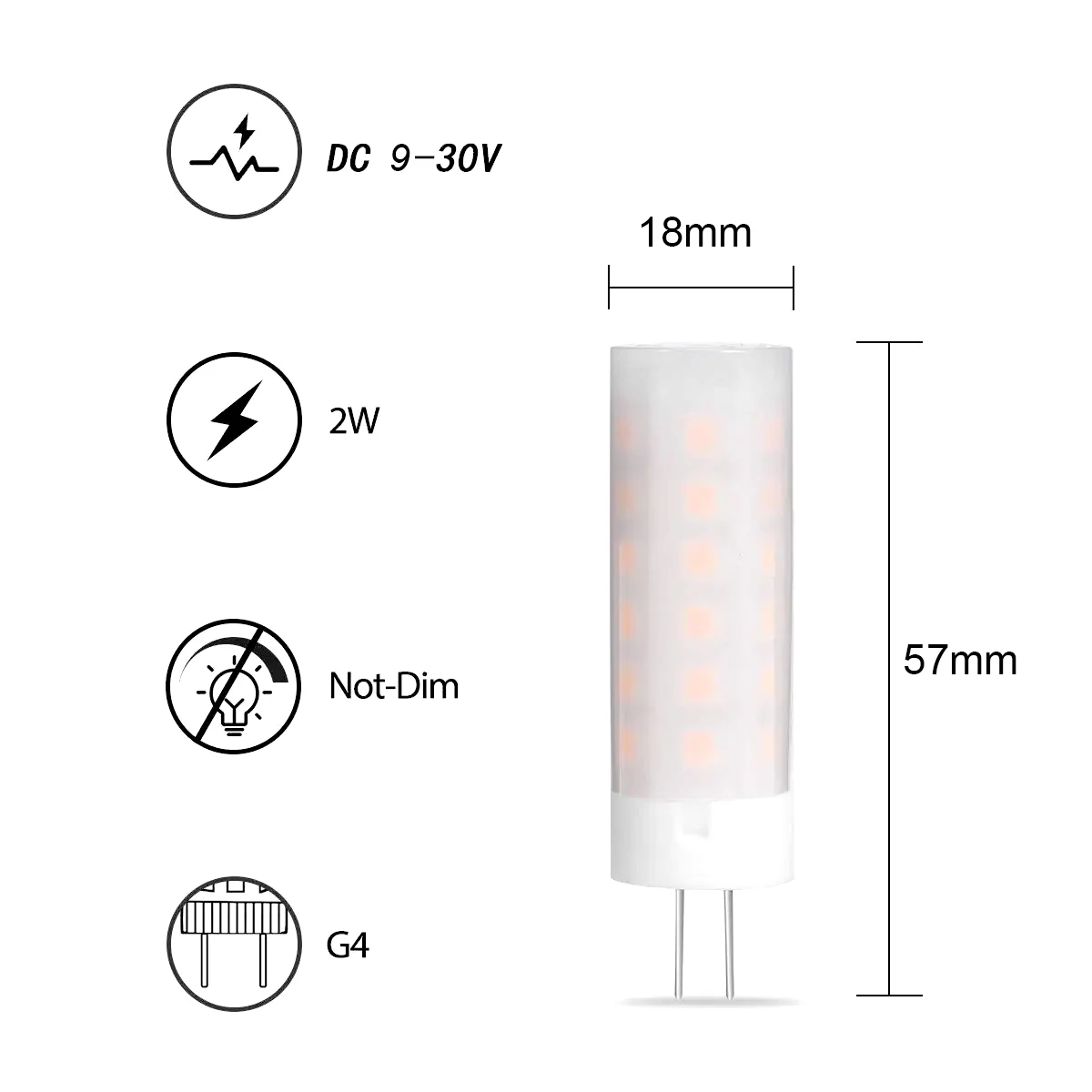 레트로 에뮬레이션 파이어 G4 2W 36LED 옥수수 조명 깜빡이는 불꽃 효과 LED 전구 SMD 2835 AC / DC 12V 1700K 홈 데코레이션
