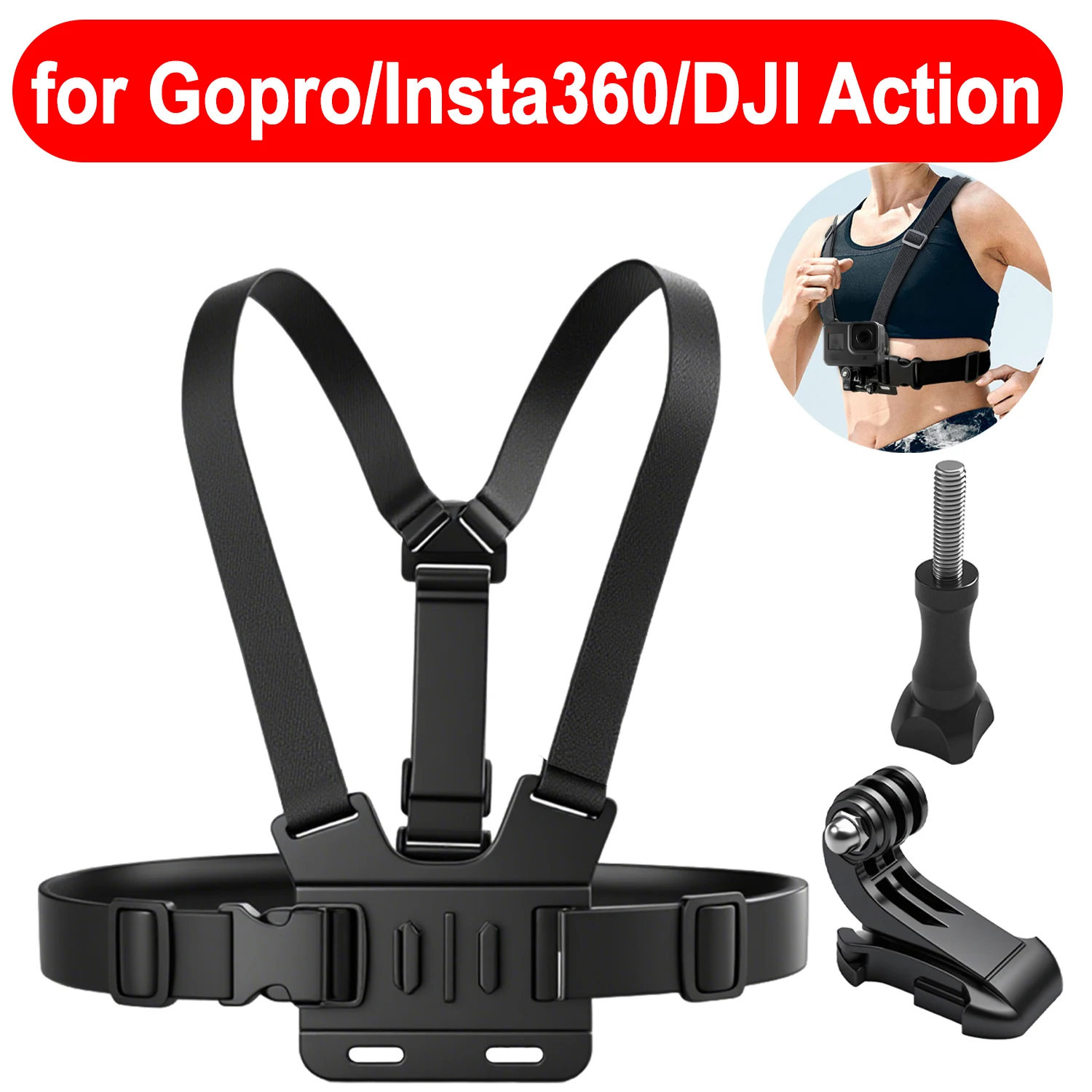 Hands-Free Adjustable Chest Harness