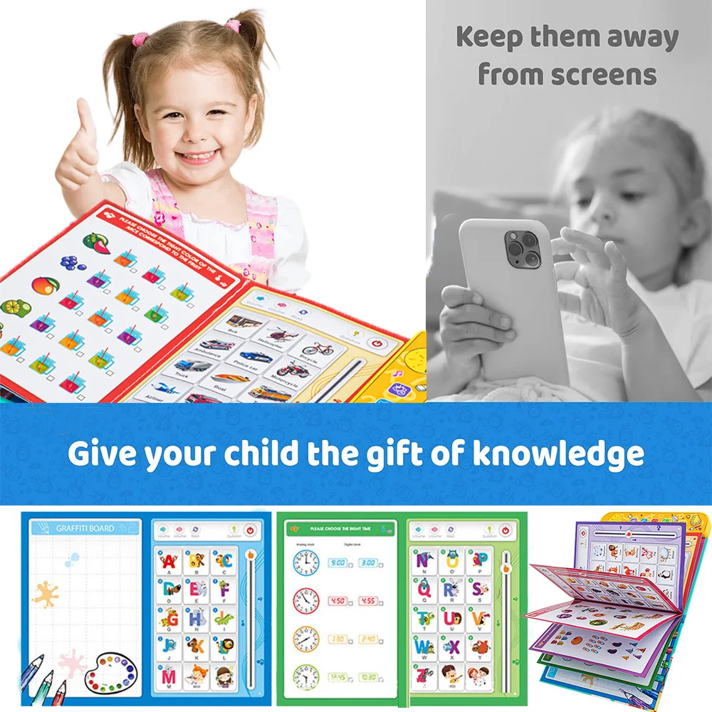Kids' English Learning Intelligence Touch Book, Early