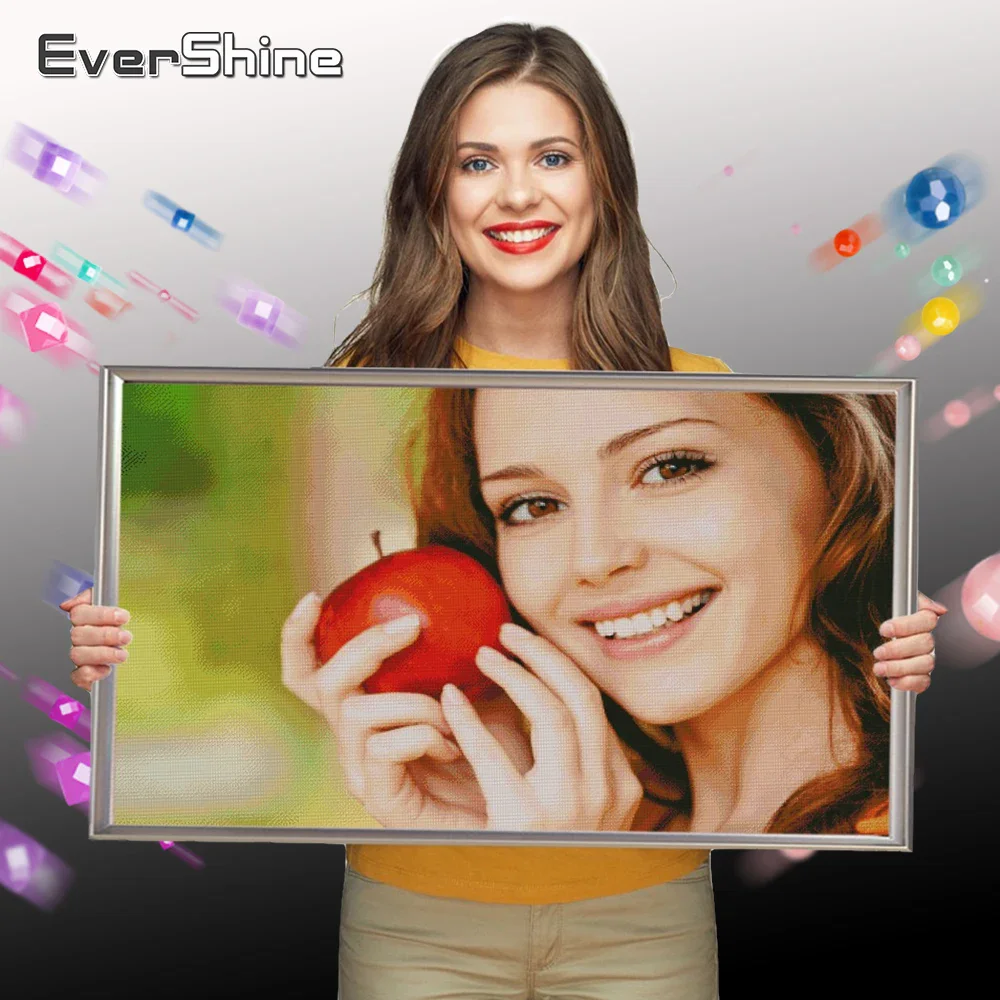 EverShine 5D Full Square Diamond Embroidery Picture Rhinestone Cross Stitch Kit Mosaic Home Decor diamond painting