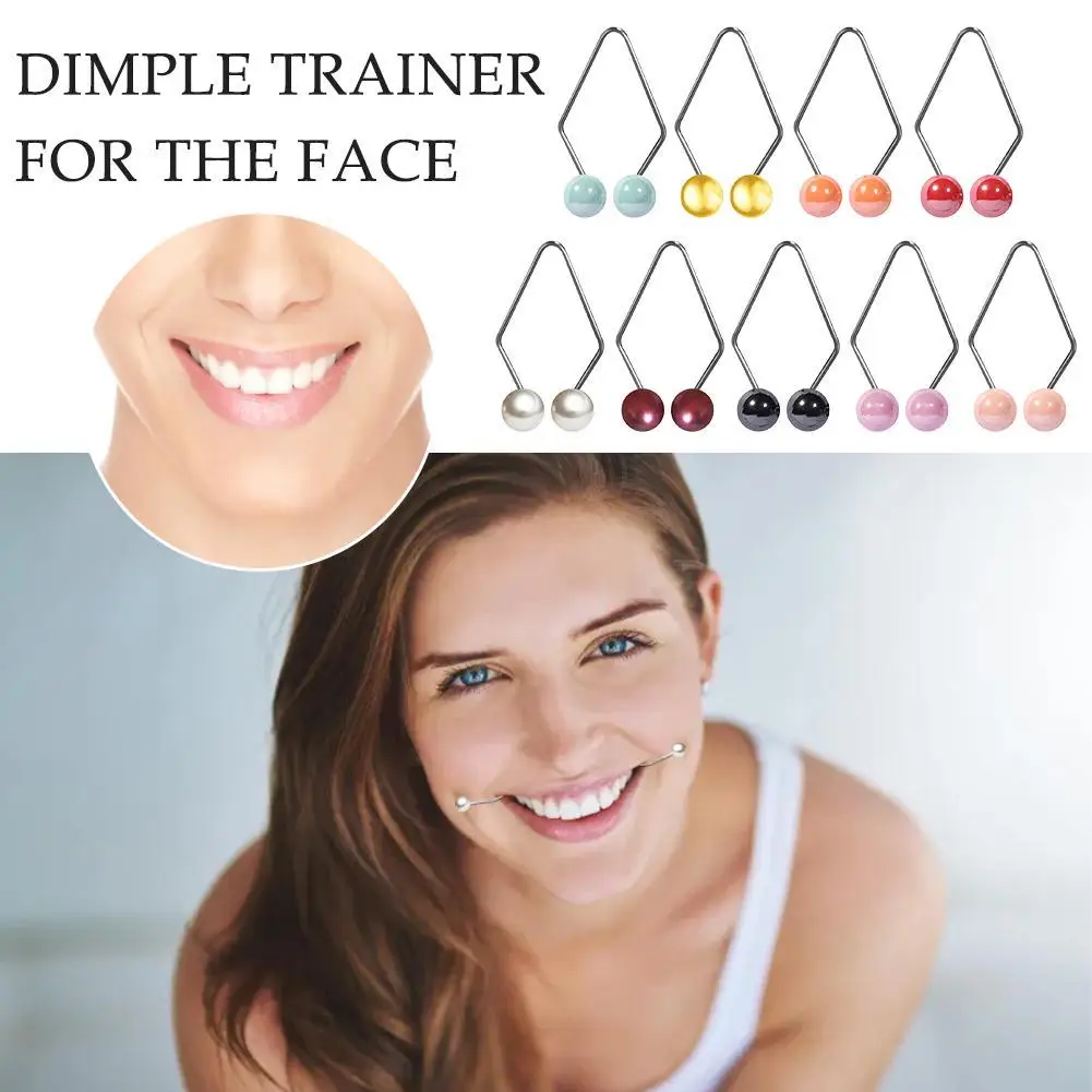 Dimple Makers for Women Fashion Jewelry Accessories Dimple Trainer for The Face Easy To Wear Develop Natural Smile