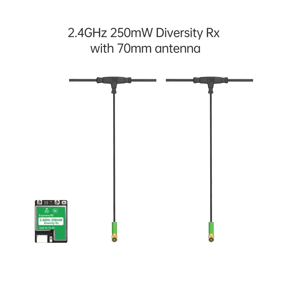 2.4G RX  2x70mm