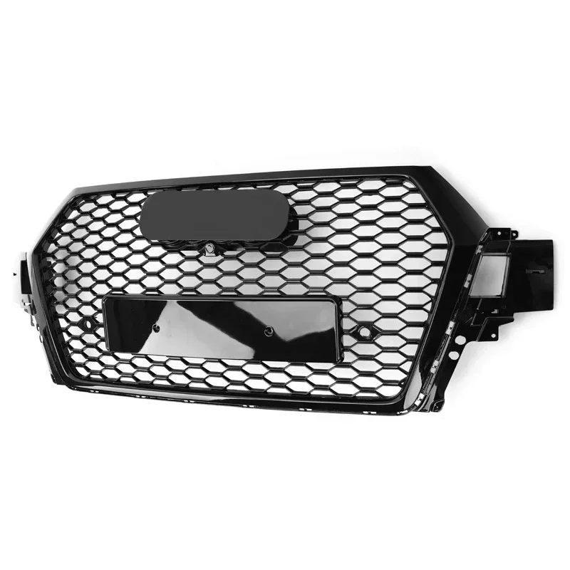 

For Audi Q7 SQ7 Sline 2016-2020 Front Sport Honeycomb Mesh Hood Grill Bumper Grill Center Grille Car Styling Accessories