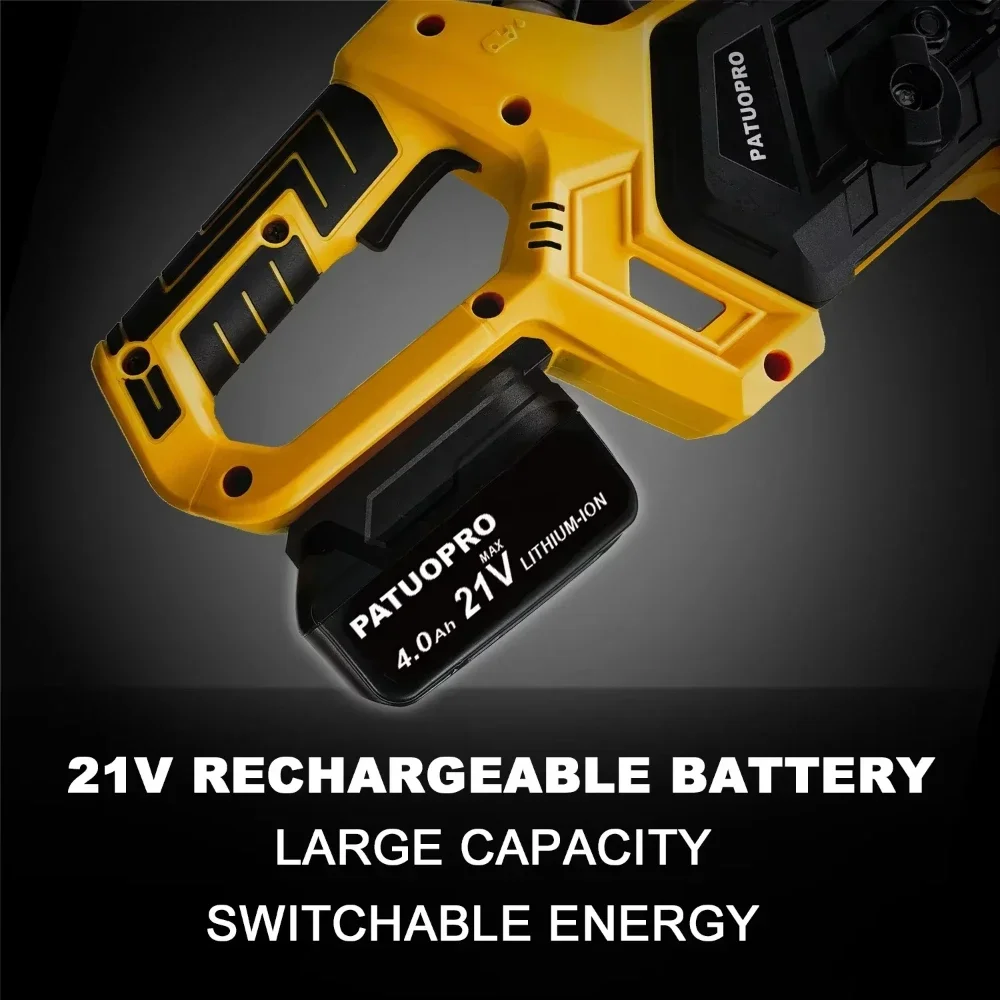 12 Inch Cordless Brushless Chainsaw Battery Power Chain Saw Electric Saw Woodworking Cutting Power Tool fit Makita 18V Battery 4