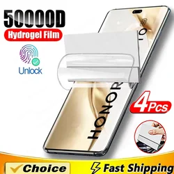 4PCS Soft Hydrogel Screen Protector Film for Hydrogel Film (For Honor 500 Pro)