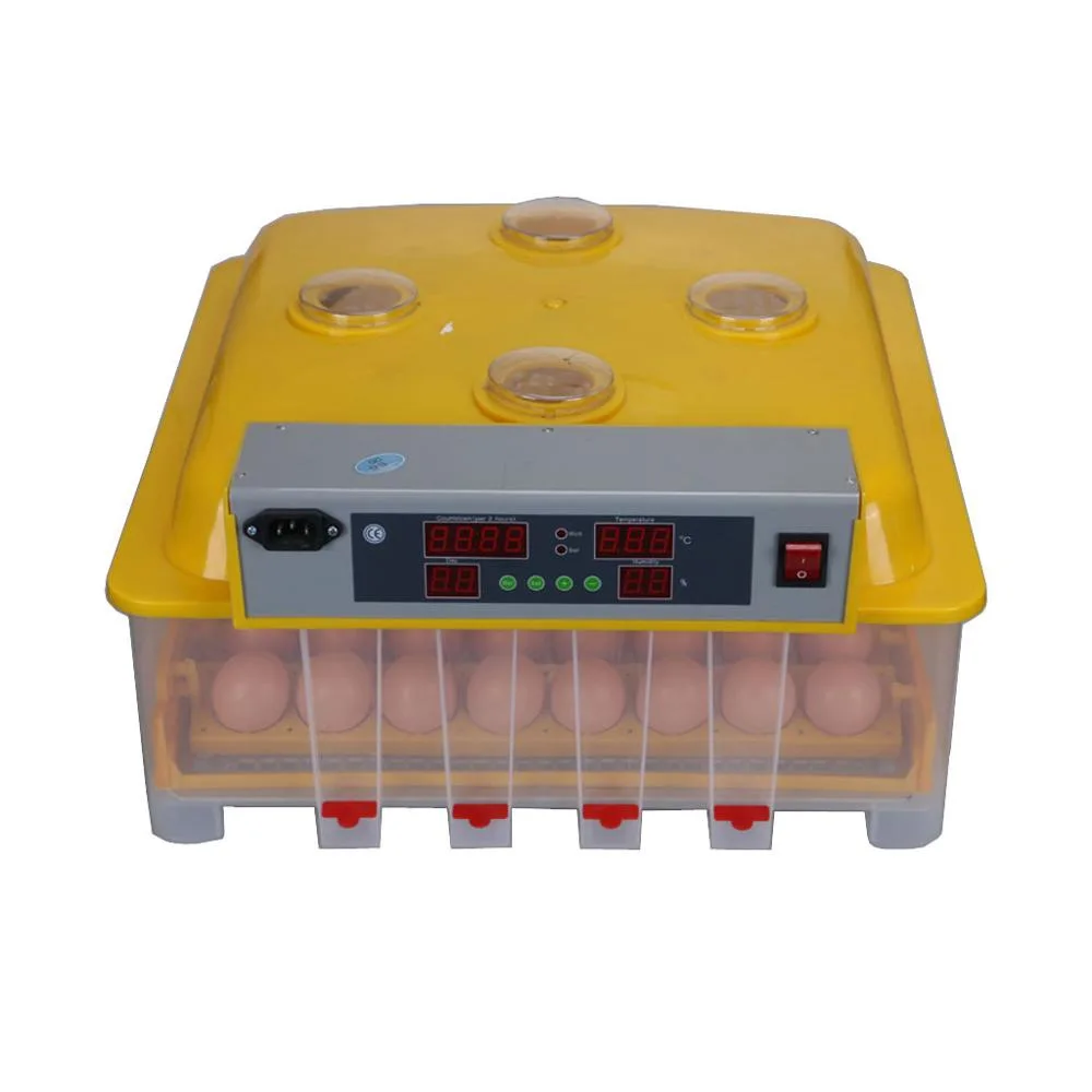 Factory Price 56 Eggs Double Electricity Egg Incubator Power Incubator With Humidity Display For Home And Farm