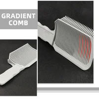 3 Pcs Combs Men's Blending Friend Fade Dilute Barber Haircut for Stylist Light Grey Tool Man 2