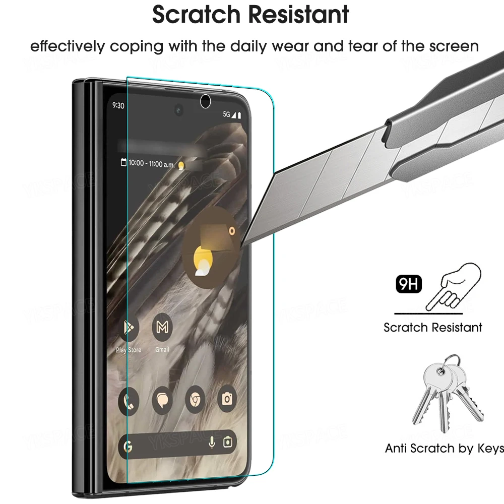 Weiche, transparente, matte Hydrogel-Folie für Google Pixel 9 10 Pro Fold 5G vorne hinten innen mattierter Displayschutz Anti-Fingerabdruck – Detail 18