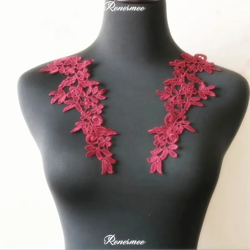 Vibrant Lace Applique Flower Sewing Trims