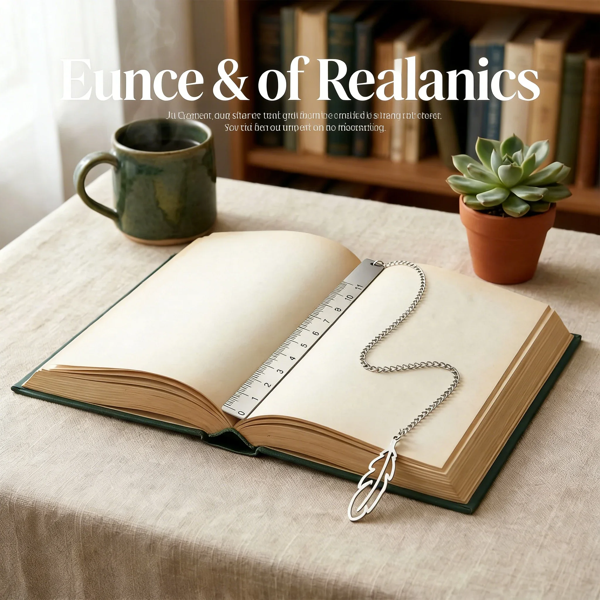 11cm 중국 스타일 스테인레스 스틸 북마크 눈금자 양면 빈티지 에칭 디자인, 학생들을 위한 잎사귀 펜던트 선물, 예술 애호가들을 위한 선물