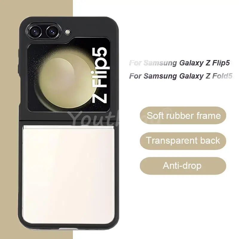  Clear Case for Galaxy Z Flip,Z Flip 5G Case,Ultra Thin Crystal  Soft TPU Rubber Scratch Resistant Anti-Slip Phone Case for Samsung Galaxy Z  Flip/Z Flip 5G (Clear) : Cell Phones 