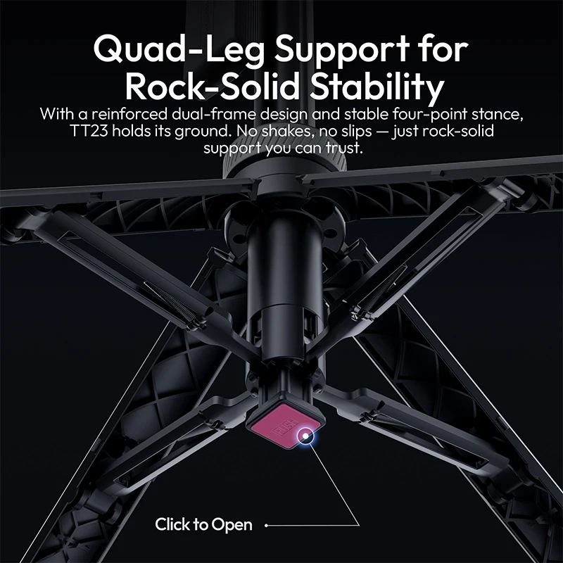 Ulanzi TT23 Auto-Tracking Selfie Stick Tripod Gesture/Bluetooth Remote Control for Travel Vlog Livestreaming Street Photography