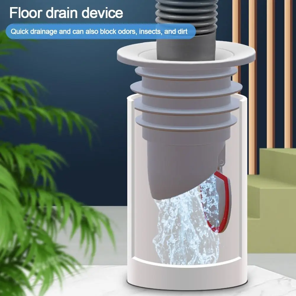 

Silicone Floor Drains Sewer Pipe Sealing Ring Bathroom Sewer Plug Anti-odor Insect Prevention Shower Drainer Stopper Accessories