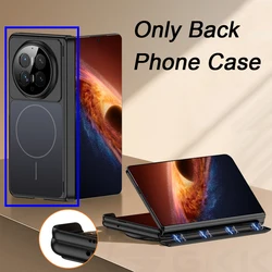 Magnetic Wireless Charging Matte Hard Phone Case - Honor Magic V6 (Black)