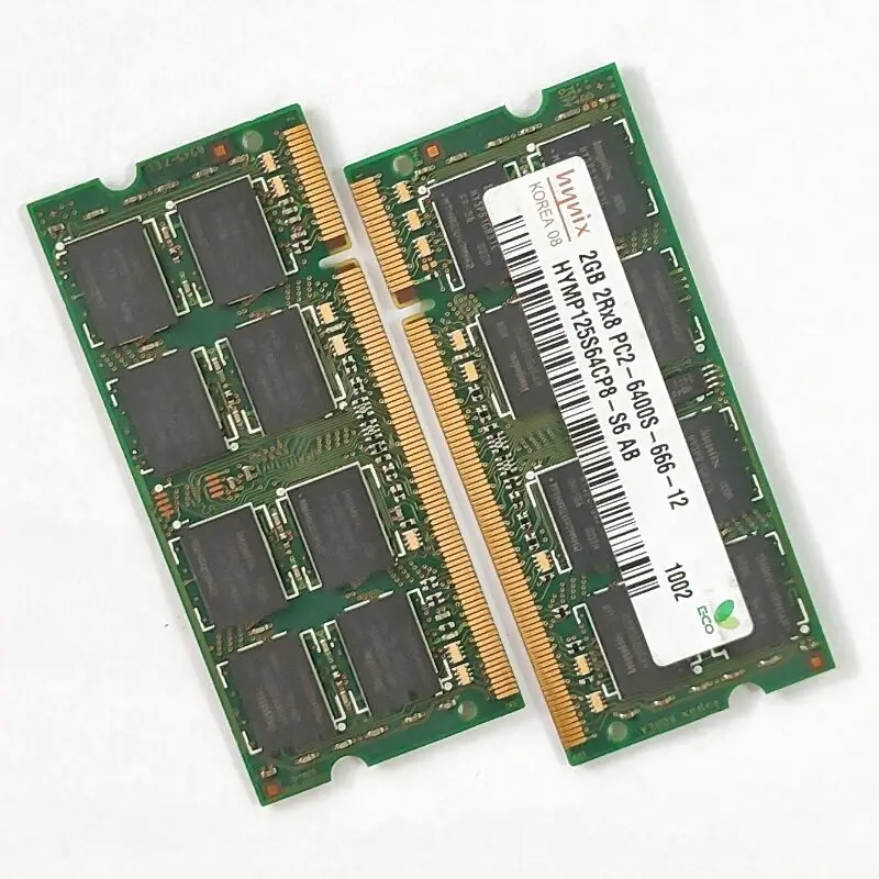 DDR2 RAMS 2GB 800MHz Memoria para portátil DDR2 2GB 2RX8 PC2-6400s