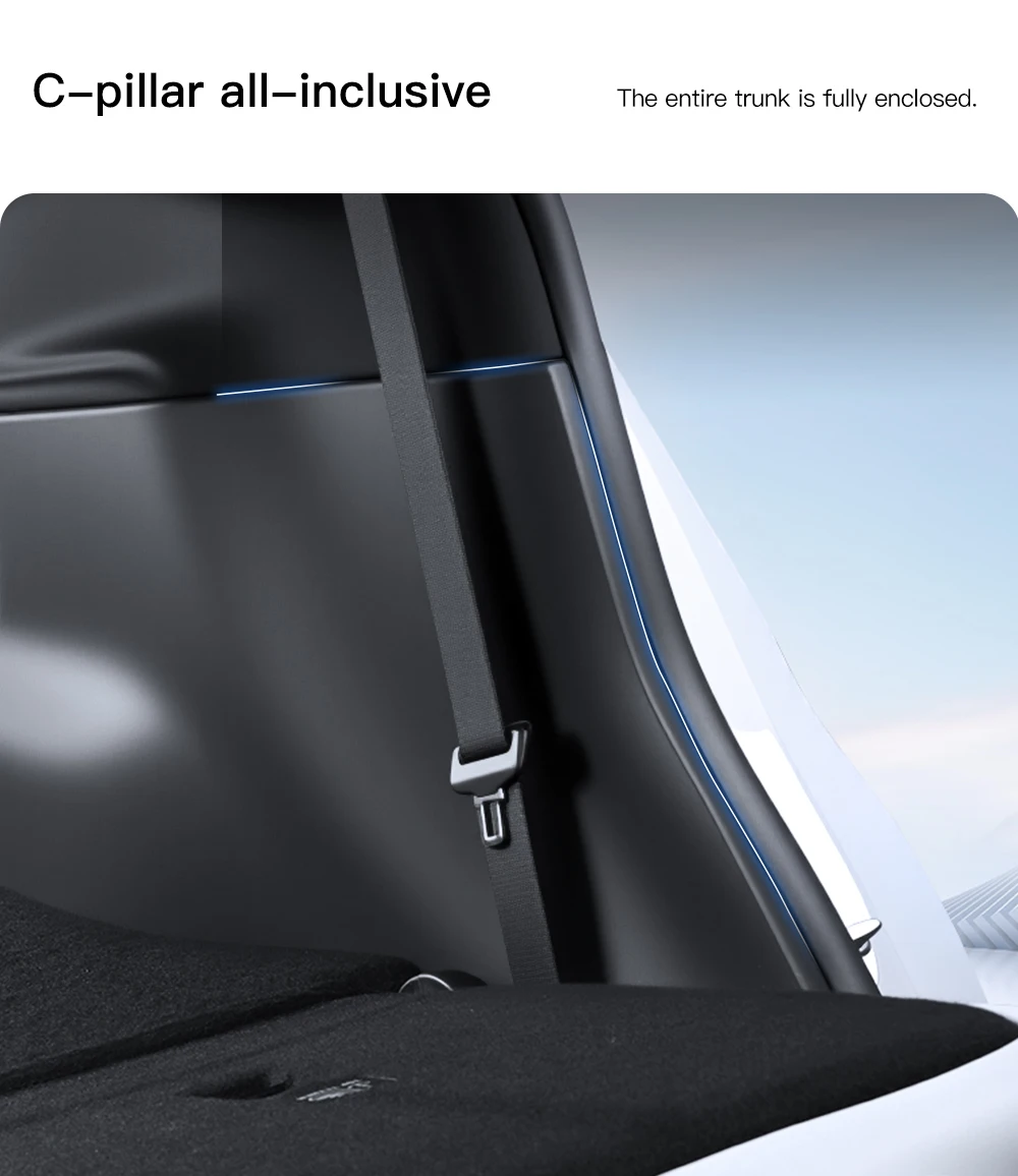 Rear Trunk Side Anti-Kick Pad For Tesla Model Y Juniper 2025 TPE Full Coverage P