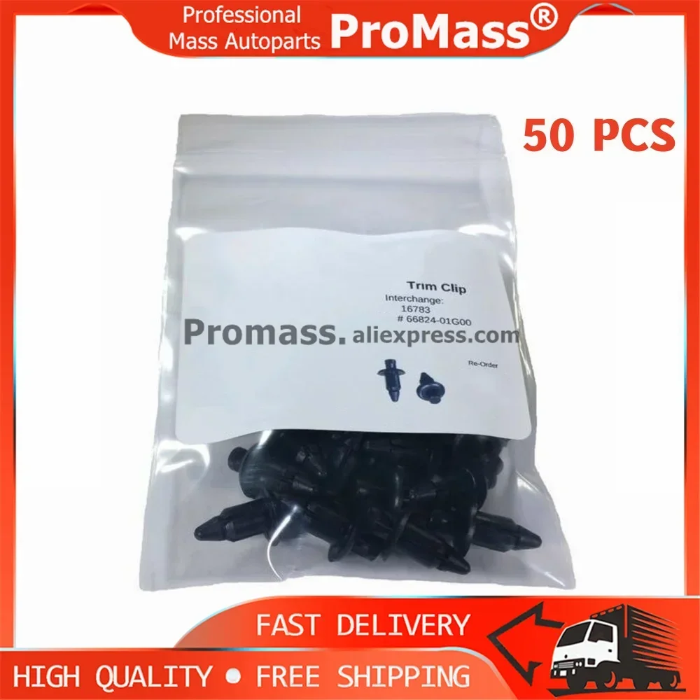 10-Pack 6mm Black Plastic Push Pin Rivets & Trim Clips - Fits Honda Motorcycle Fairing - OEM 90116-SP0-003