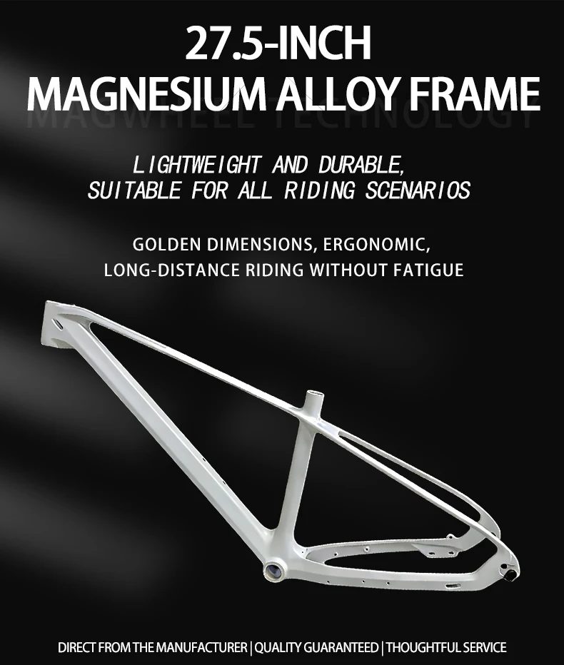 Mountainbike-Rahmen 27,5 Zoll Magnesiumrahmen Fahrradzubehör – Detail 3
