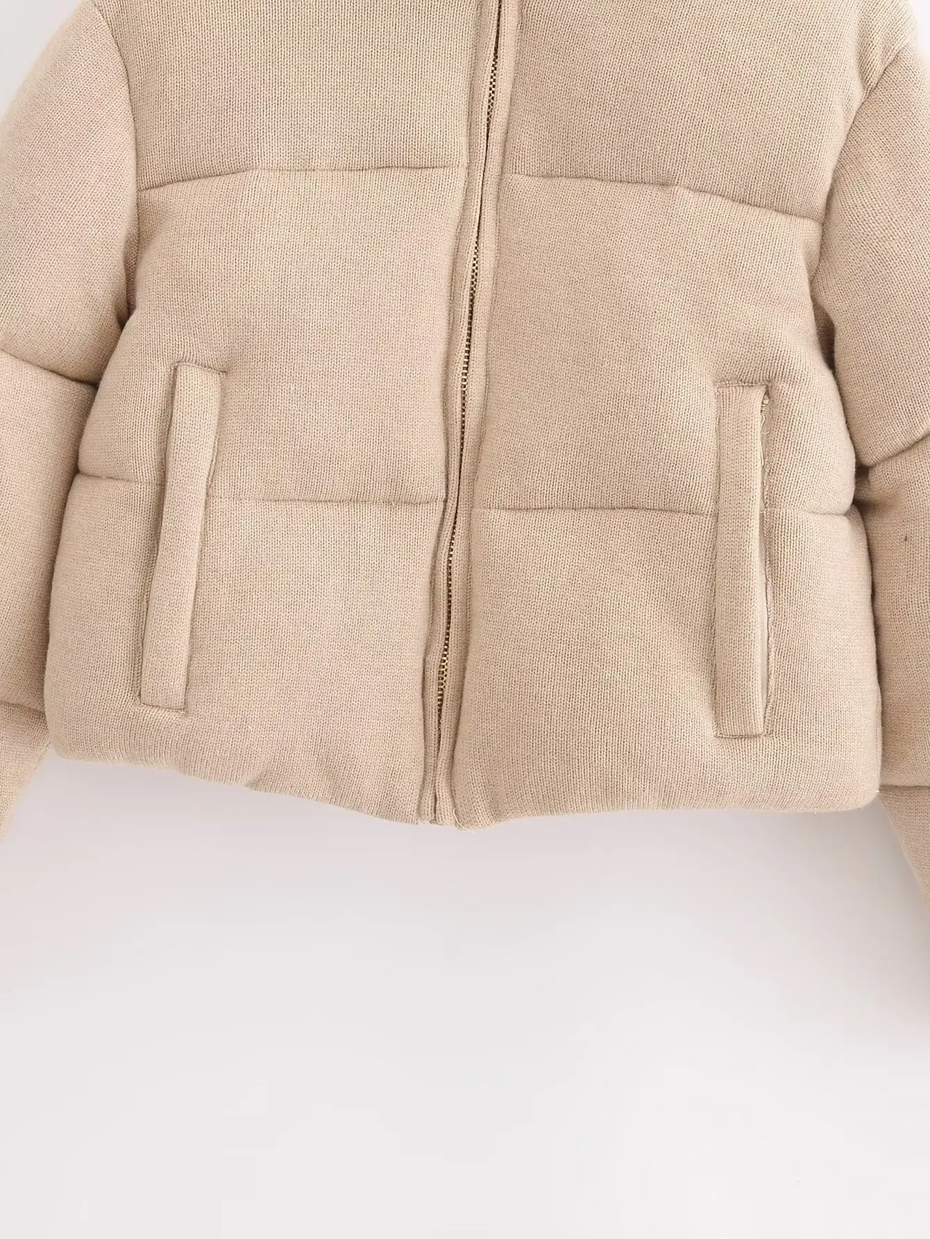 Winter Jackets Women's Thick Warm Coat Khaki Outwear Casual Loose inszart 2024 Pockets Long Sleeve Coat Parkas Woman Jackets Top