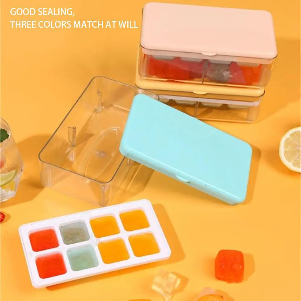 

Силиконовая форма для льда, 8 ячеек, с крышкой