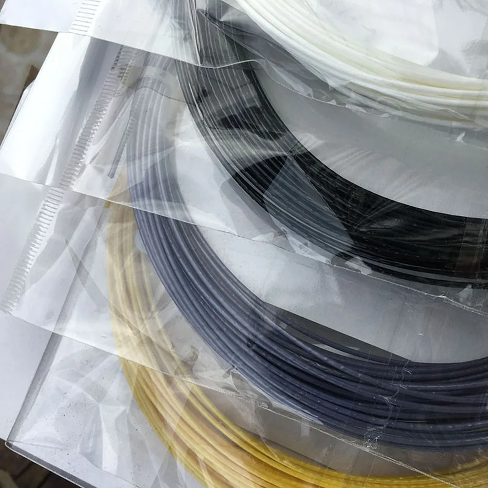 더블 리브드 테니스 스트링, Alu Power Co-폴리에스터 모노파이버 스트링 라인, 테니스 라켓 교체, 12m, 17g/1.25mm