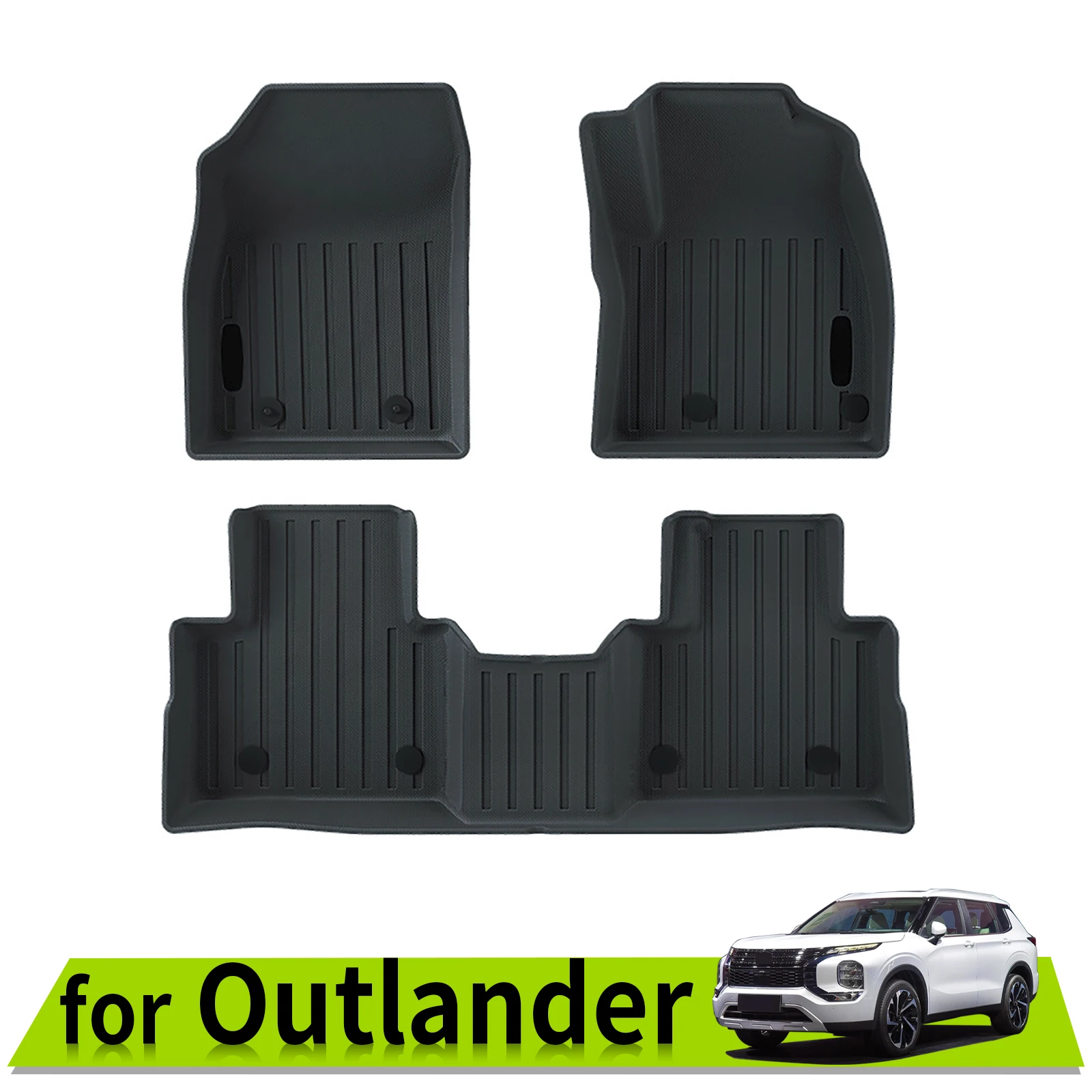 CarFloorMatsTrunkPadforMitsubishiOutlander20222023Waterproof