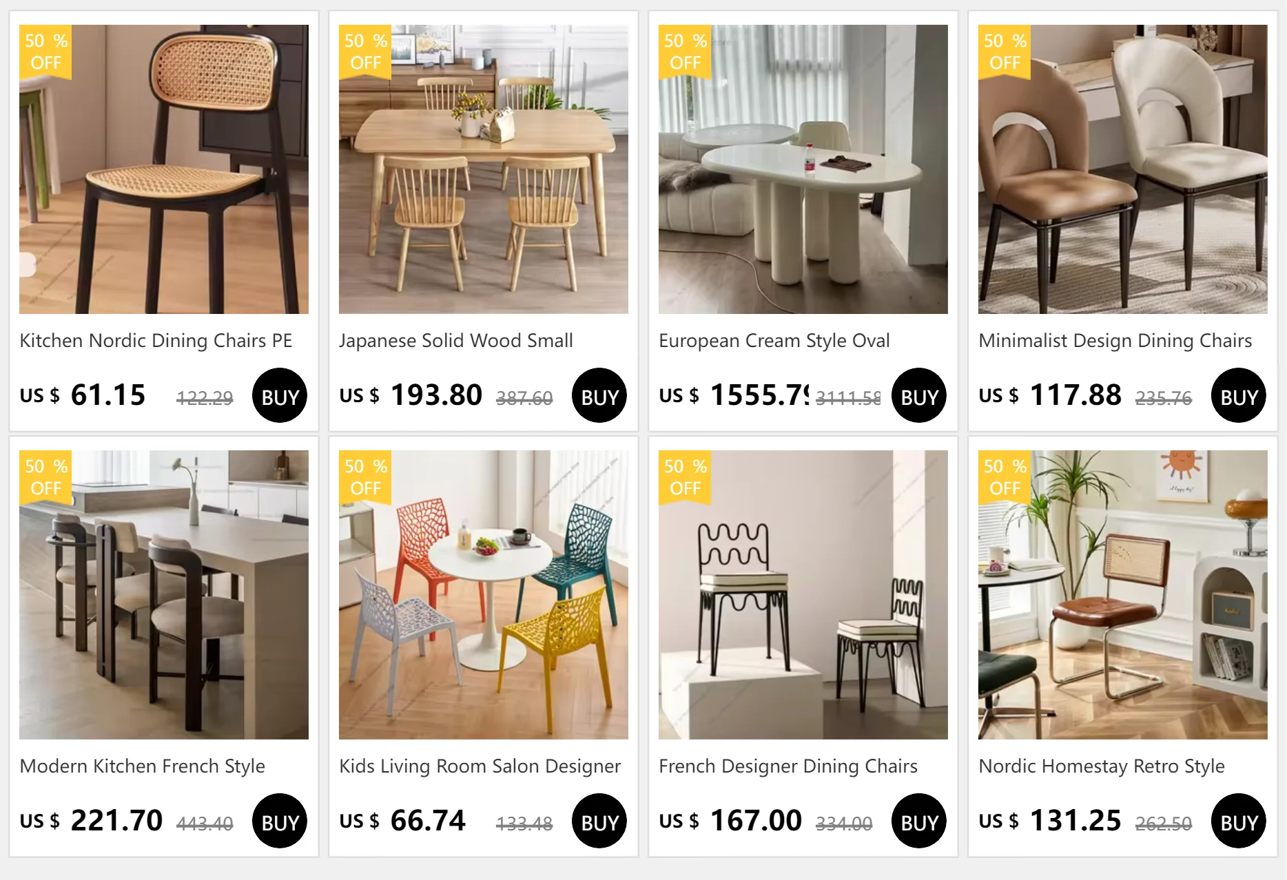 Description Picture 2 of itemKitchen Nordic Dining Chairs PE Rattan Ergonomic Outdoor Design Dining Chairs Modern Party Home Furniture Sillas De Comedor LLDC
