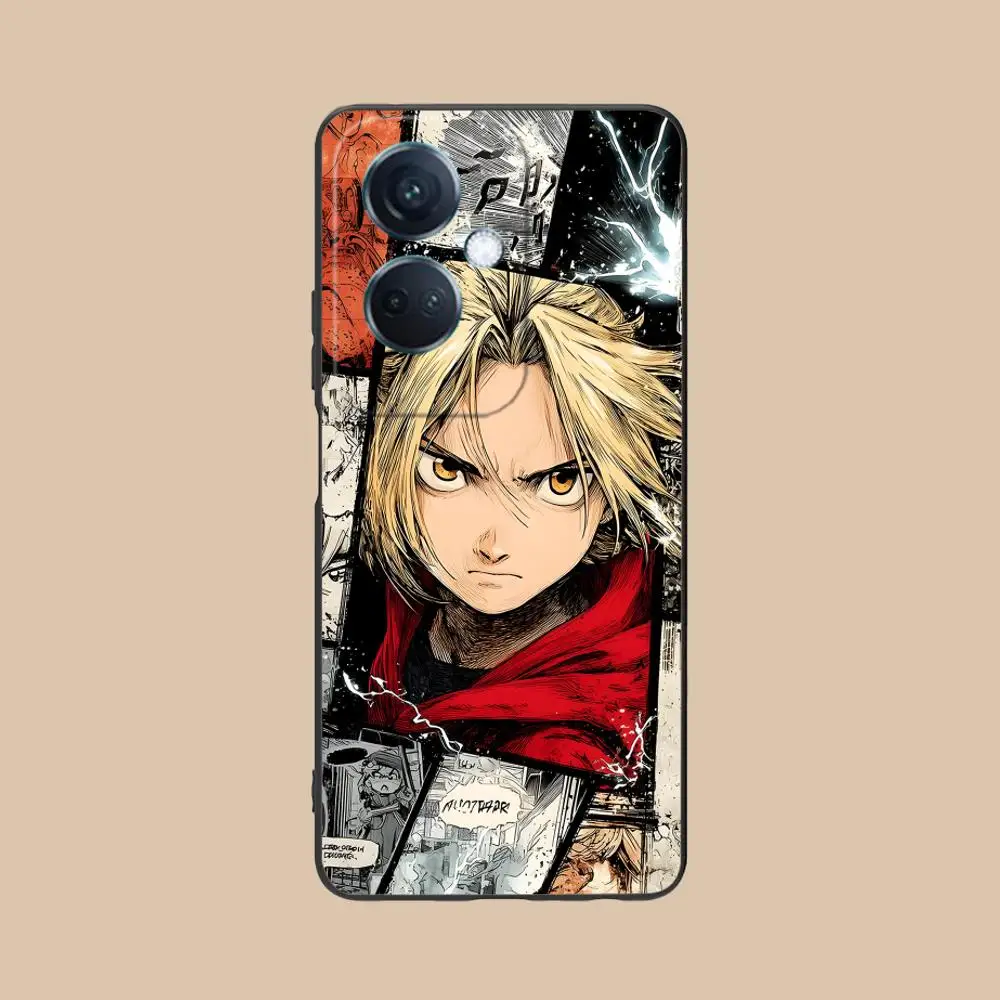 Fullmetal Edward Elric Vibrant Phone Case with Colorful Printing Design