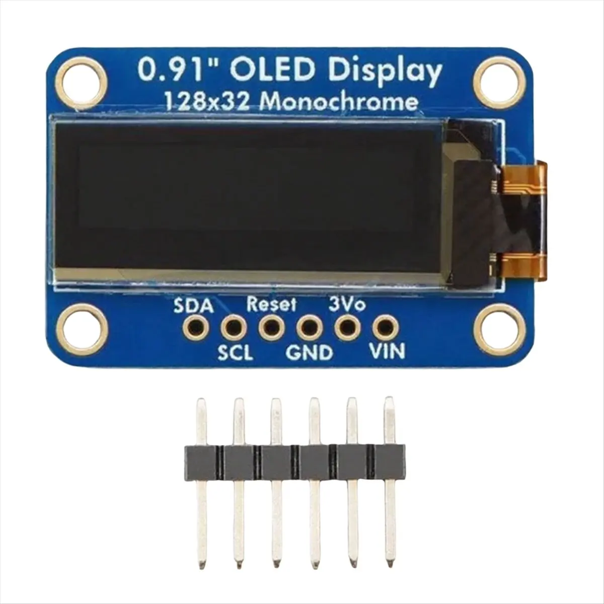 86R 전자제품 액세서리,0.91인치 OLED 디스플레이 모듈 128x32 흑백(PCB)