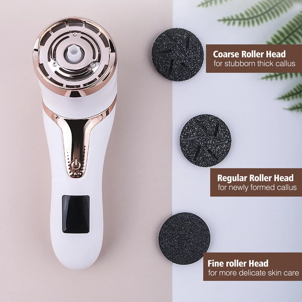 Electric Foot File Dead Skin Feet Callus Remover Foot File Pedicure Tool Foot Grinder Foot Care Callus Exfoliating Vacuum Clea clea