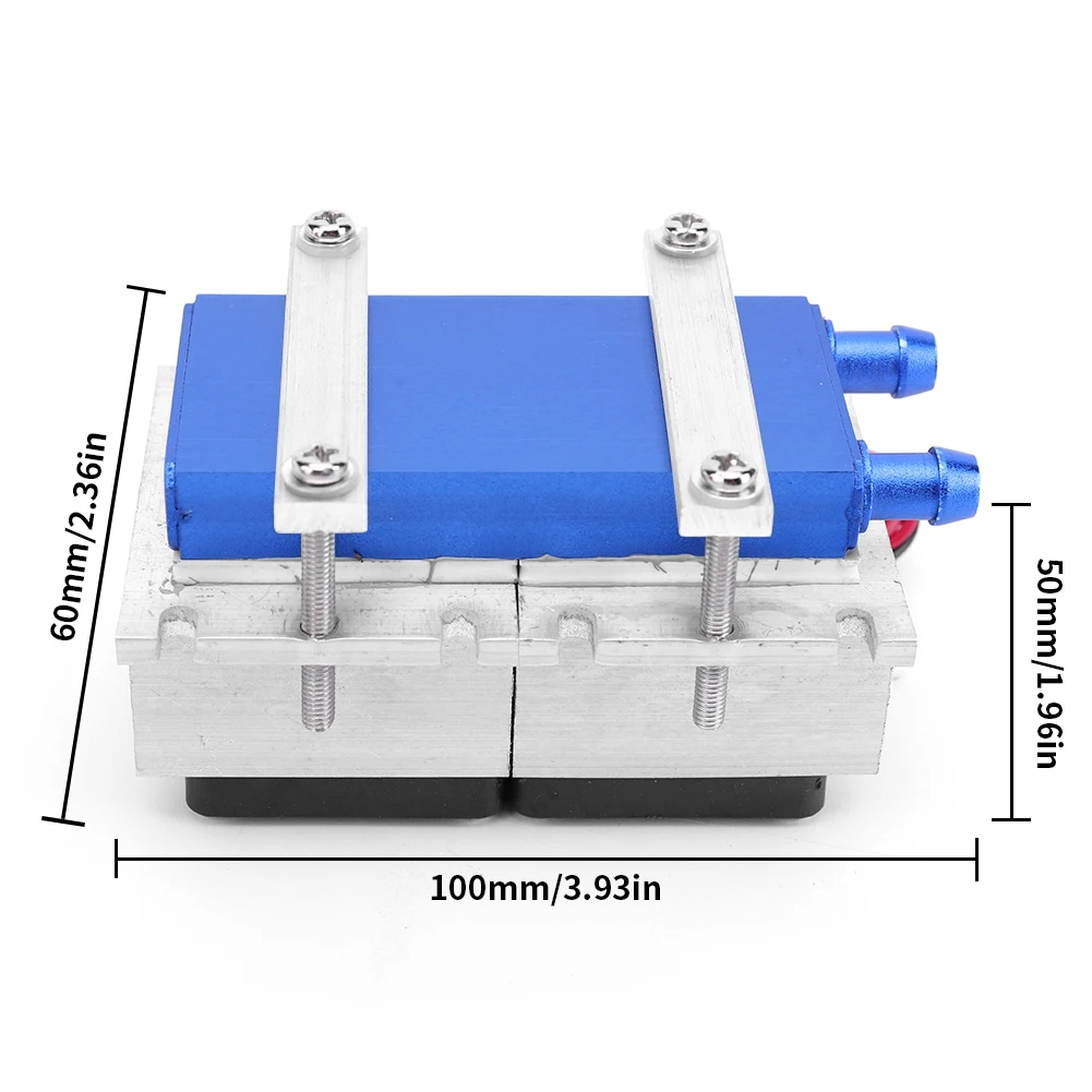 DC 12V 열전 냉각기 반도체 144W 15A 펠티어 에어컨 유닛 알루미늄 자체 제작 냉각 시스템