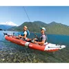 68309EP Excursion Pro K2 Inflatable Kayak Set: 2-Person 400lb Ccity SuperTough PVC Adjustable Bucket Seat Includes Deluxe 86in