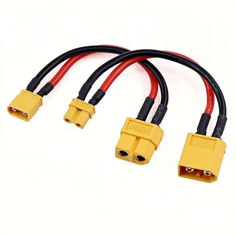 Connecteurs RC XT30 mâle et femelle avec câble 12AWG pour applications RC