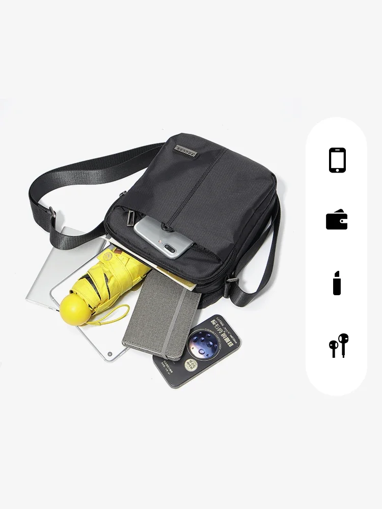 Fouvor women's small nylon crossbody canvas casual sports shoulder stylish mobile phone bag 2961-08