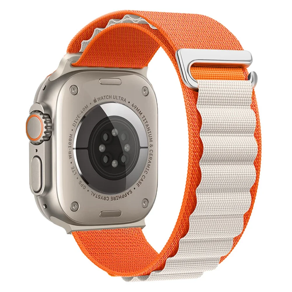 

Alpine Loop for Apple watch ultra Band 44mm 45mm 40mm 41mm 42mm bracelet official 1:1 strap iWatch series 7 6 8 5 4 3 se 9 49mm