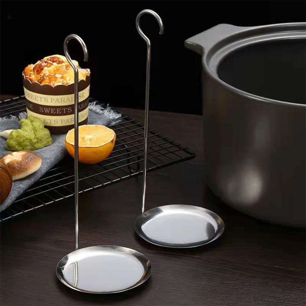 

Japanese Snacks Frying Spoon Round Pancakes Mold Fried Shrimp Cakes Mold Meatball Spoon Stainless Steel Rosette Frying Spoon