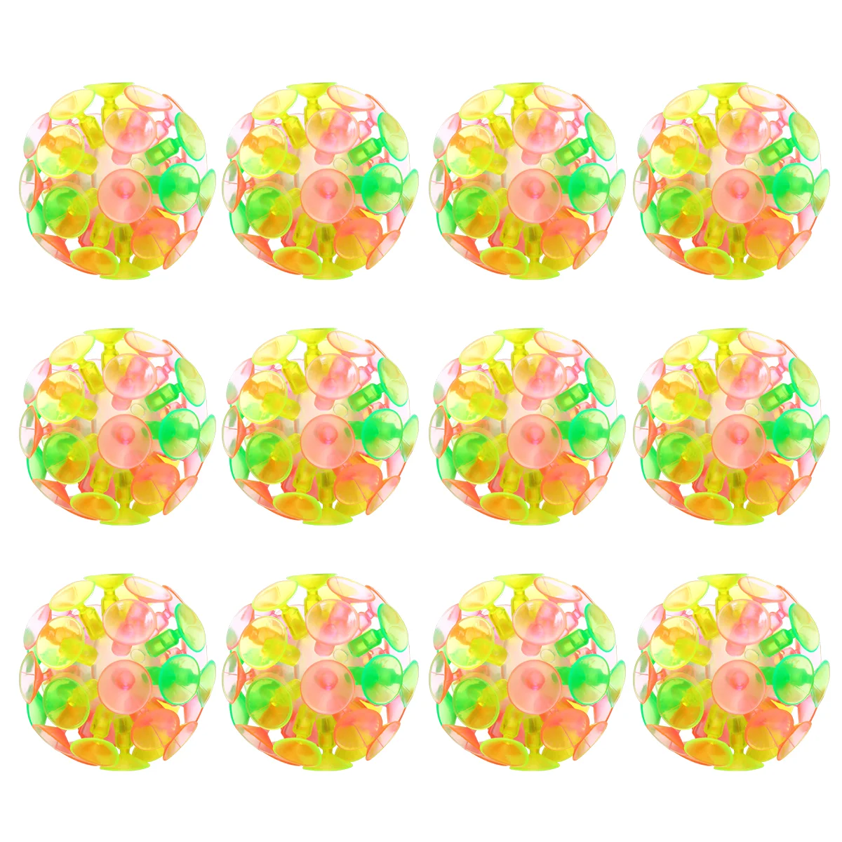 

12PCS Suction Toys for Kids, Funny Suction Cup Colorful Toss and Balls for Kids Boys Indoor and Outdoor Play Birthday Party