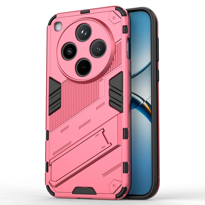 Shockproof Armor Phone Case with Reinforced Corners and Kickstand for Enhanced Protection