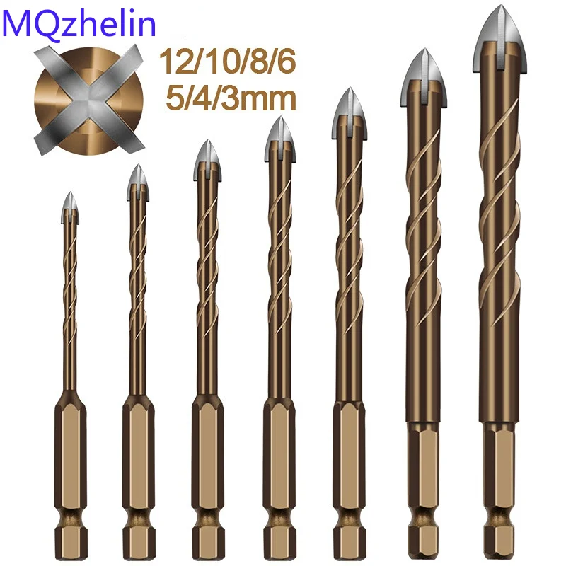 GlassCeramicTileDrillBitHexagonalHandleSpiral