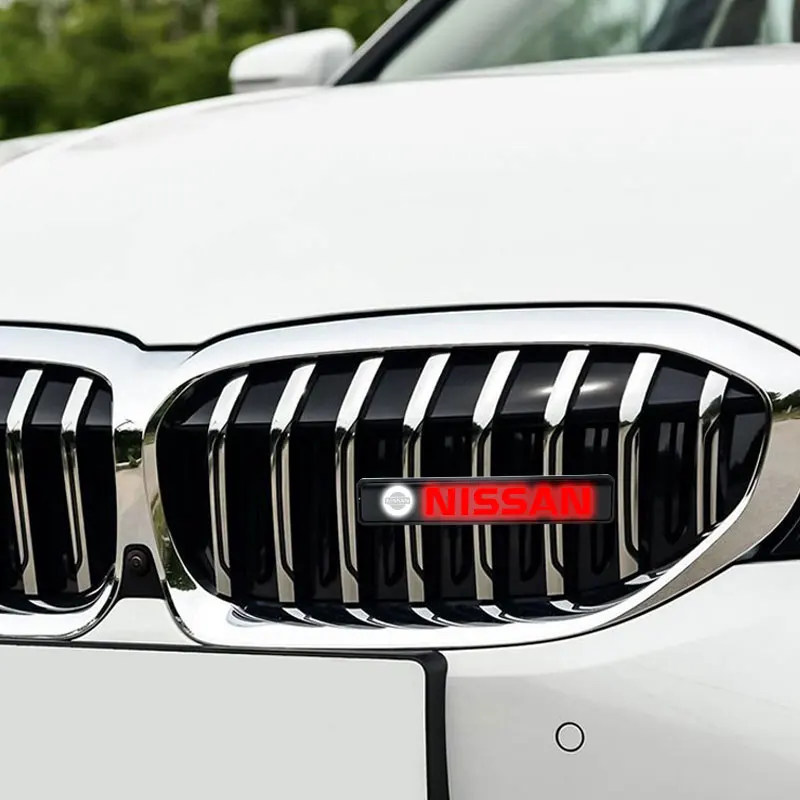 Illuminated Car Hood Grille Emblem - LED Decorative Light for Enhanced Vehicle Aesthetic