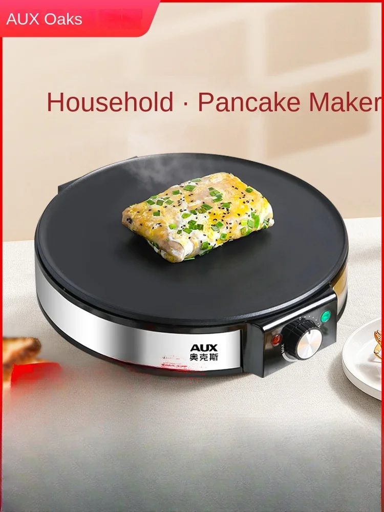 220V Crepe Makers Pancake Machine Grains Household Non-Stick Egg Electric Baking Pan Pancakes Cooking Appliances 2200W 2