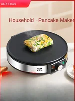 220V Crepe Makers Pancake Machine Grains Household Non-Stick Egg Electric Baking Pan Pancakes Cooking Appliances 2200W 2
