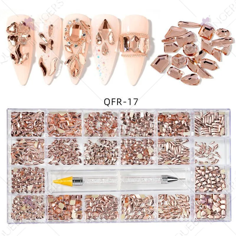 Swarovsky 46 Models Shiny AB 3D Flatback Glass Nail Art Rhinestones swarovsky-46-models-shiny-ab-3d-flatback-glass-nail-art-rhinestones