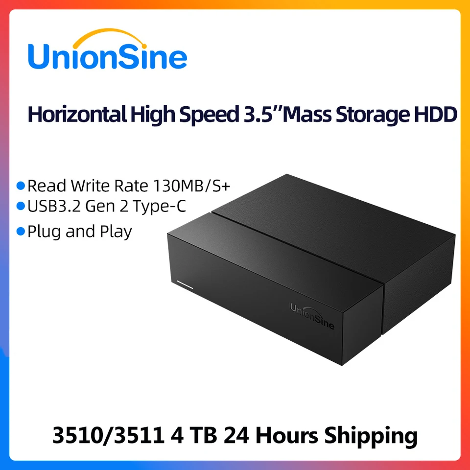 UnionSine 外付けハードディスク 4TB USB3.2Gen2 UnionSine 外付けハードディスク 4TB USB3.2Gen2