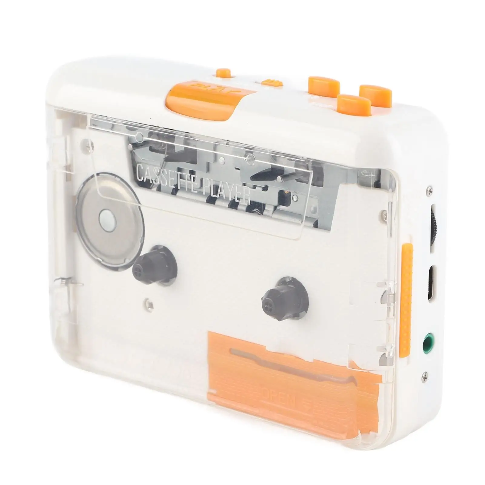 USB Cassette Converter Player-Portable MP3 Tape Player with Earphones, Plug & Play for pc
