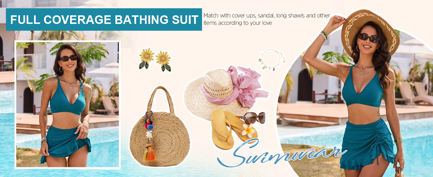 two piece swimsuit for women