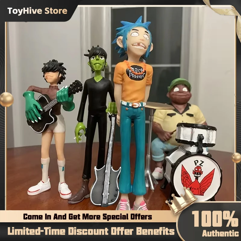 Gorillaz Band Action Figure Rock Band Mitglied Figur 2d Nudel Murdoc Russel Modell Puppe Figuren Spielzeug Für Kinder Geschenke