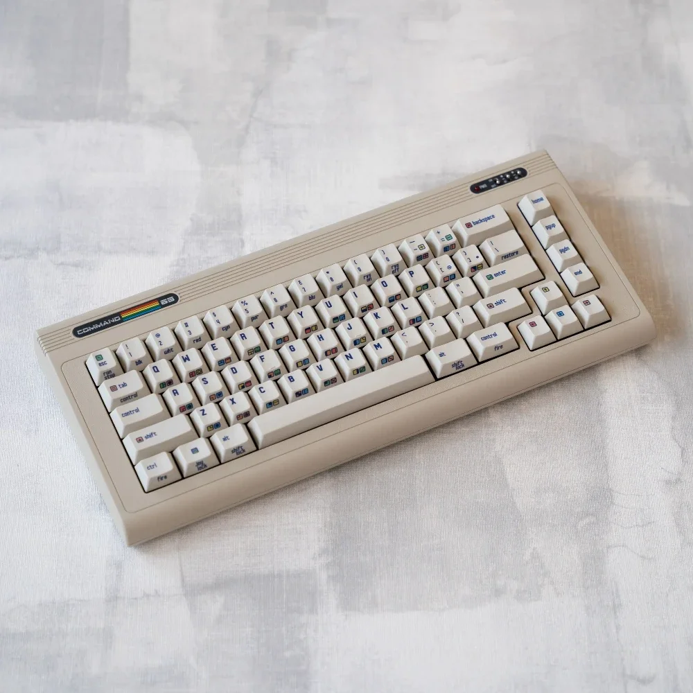 Command 65 R2 기계식 키보드 키트 무선 트라이 모드 버저 가스켓 핫 스왑 사용자 정의 65% 레트로 오피스 게임용 키보드 PC 노트북