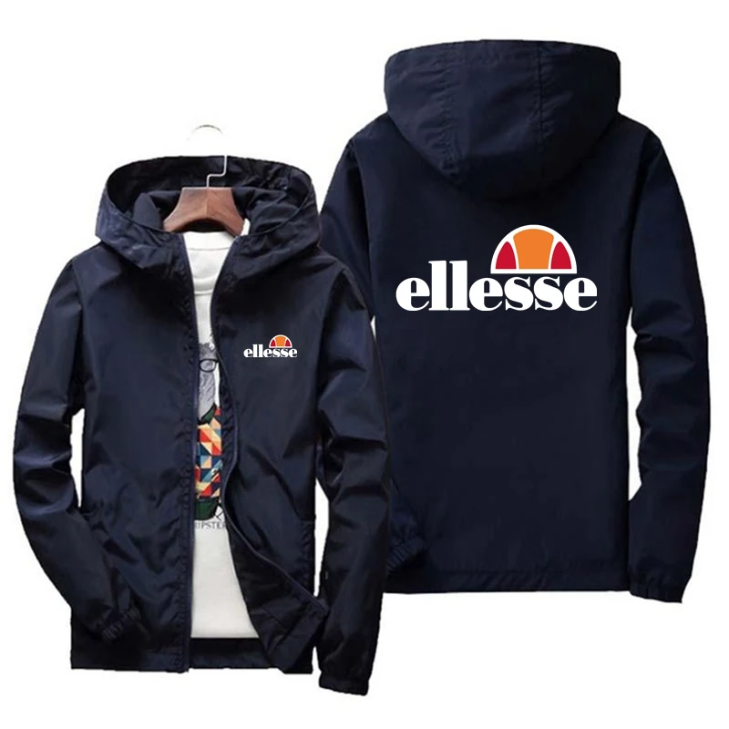 

2023Men's New Spring and Autumn Brand Zipper Jacket Casual High Quality Hooded Motorcycle Jacket Outdoor Sports Windproof Jacket