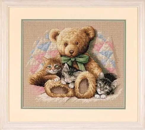 Dim35236 Home Fun Kreuzstich-Kit-Paket Gruß Handarbeiten gezählt Kreuzstich-Kits neuen Stil Freude Sonntag Kits Stickerei – Detail 1